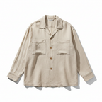 Erkek Keten Overshirt - Stüdyo