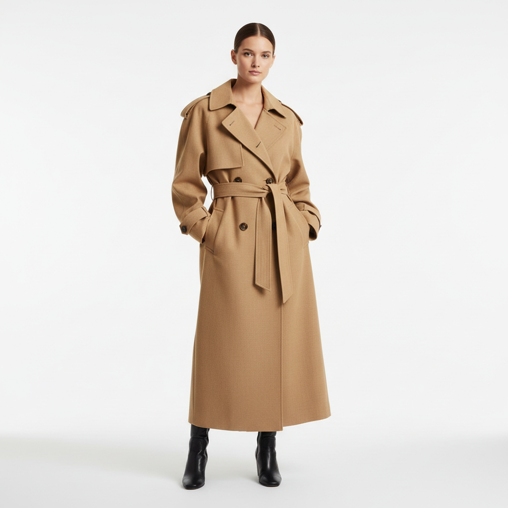 Kadın Oversize Trençkot - Manken