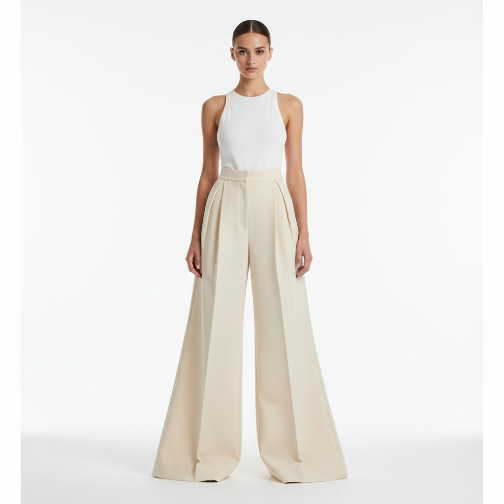 Kadın Wide Leg Pantolon - Manken